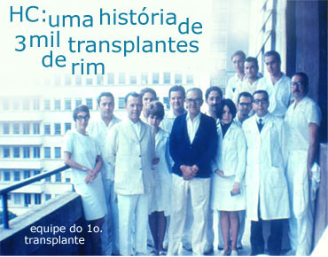 Equipe do 1° Transplante (21.01.1965)